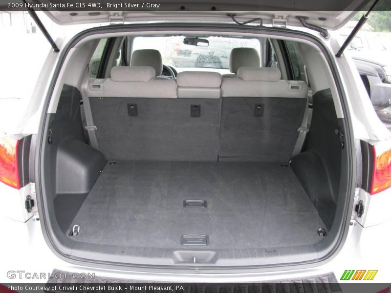 Bright Silver / Gray 2009 Hyundai Santa Fe GLS 4WD