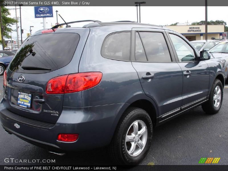 Slate Blue / Gray 2007 Hyundai Santa Fe GLS 4WD