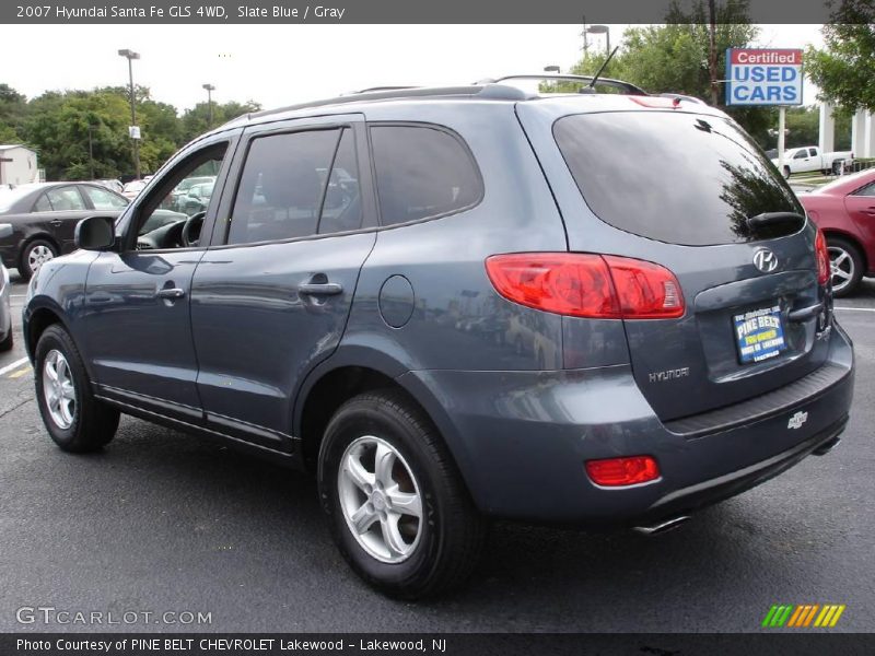 Slate Blue / Gray 2007 Hyundai Santa Fe GLS 4WD