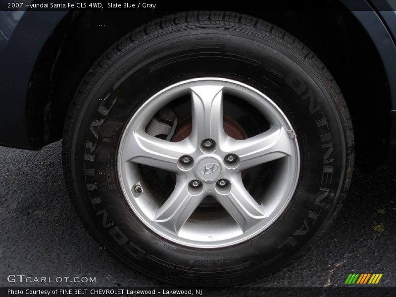 Slate Blue / Gray 2007 Hyundai Santa Fe GLS 4WD