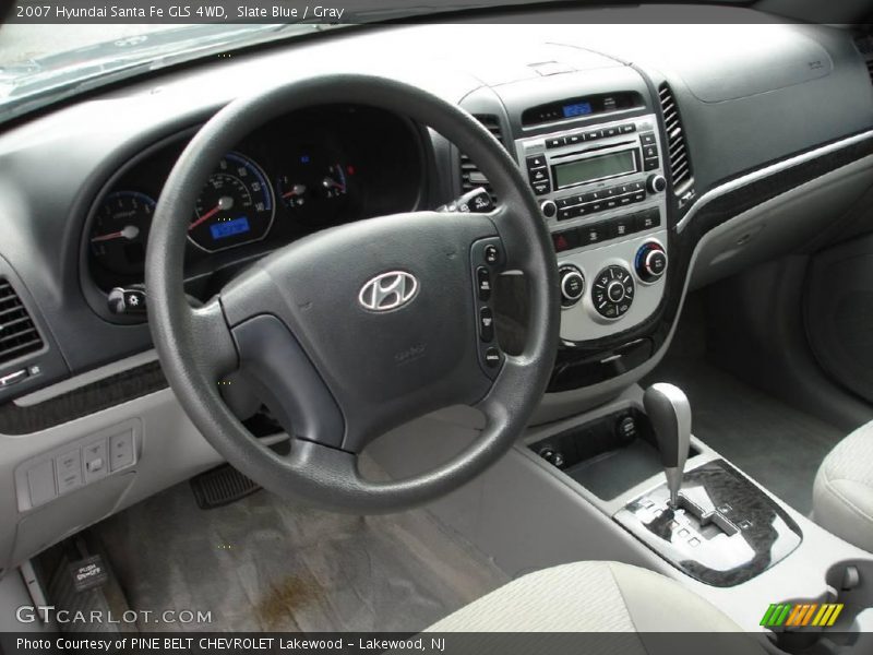Slate Blue / Gray 2007 Hyundai Santa Fe GLS 4WD