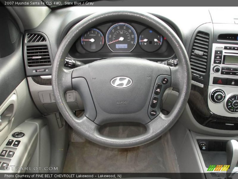 Slate Blue / Gray 2007 Hyundai Santa Fe GLS 4WD