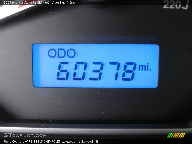Slate Blue / Gray 2007 Hyundai Santa Fe GLS 4WD