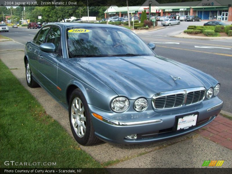 Zircon Metallic / Dove 2004 Jaguar XJ XJ8