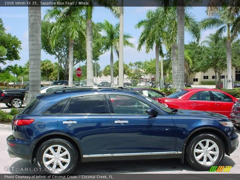 Sapphire Blue Pearl / Wheat 2006 Infiniti FX 35