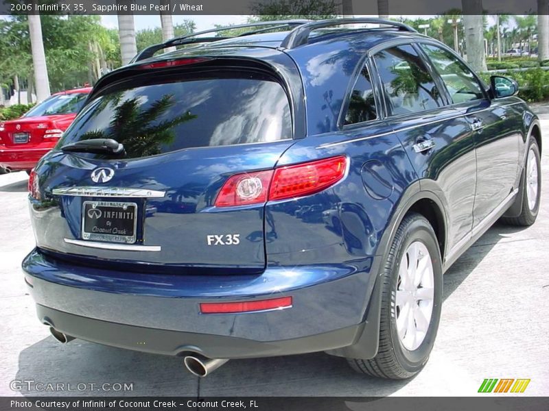 Sapphire Blue Pearl / Wheat 2006 Infiniti FX 35