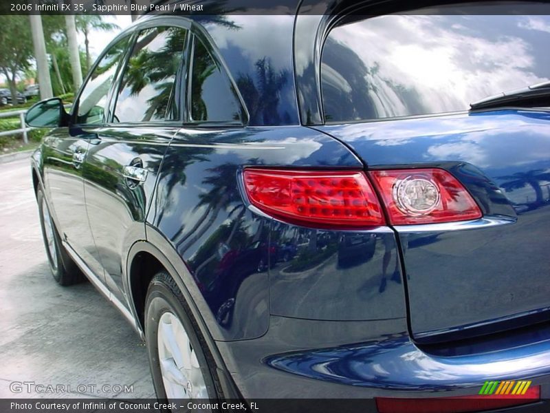 Sapphire Blue Pearl / Wheat 2006 Infiniti FX 35