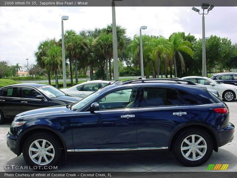 Sapphire Blue Pearl / Wheat 2006 Infiniti FX 35