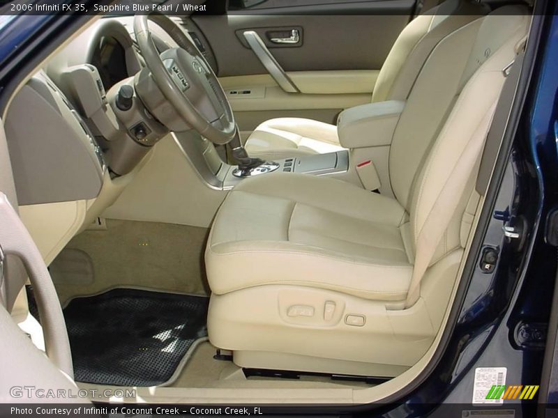 Sapphire Blue Pearl / Wheat 2006 Infiniti FX 35