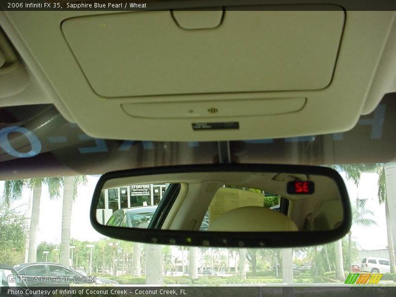 Sapphire Blue Pearl / Wheat 2006 Infiniti FX 35