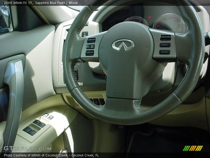 Sapphire Blue Pearl / Wheat 2006 Infiniti FX 35