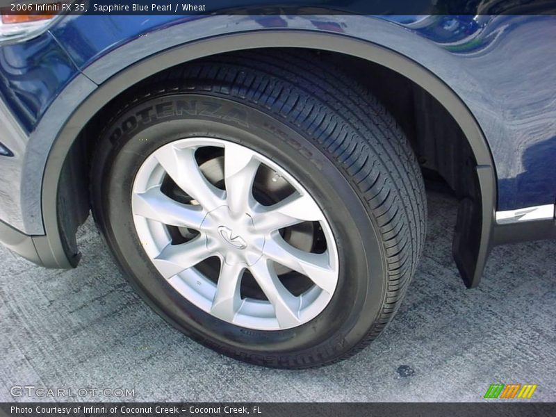 Sapphire Blue Pearl / Wheat 2006 Infiniti FX 35