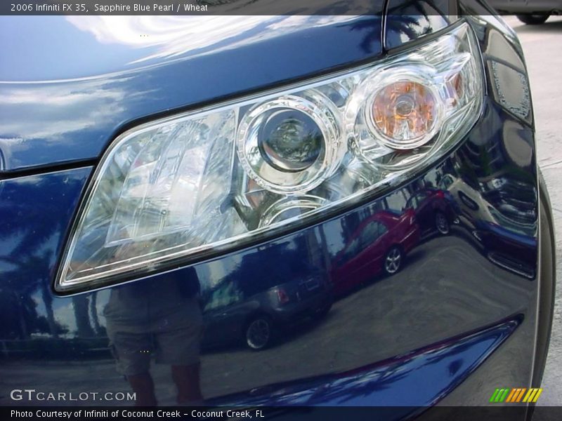 Sapphire Blue Pearl / Wheat 2006 Infiniti FX 35