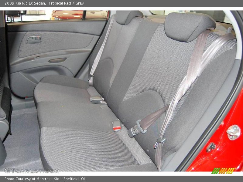 Tropical Red / Gray 2009 Kia Rio LX Sedan