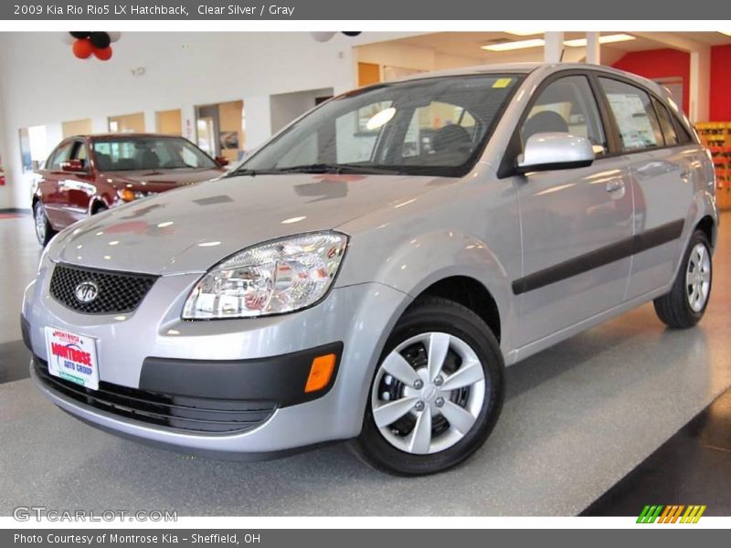 Clear Silver / Gray 2009 Kia Rio Rio5 LX Hatchback