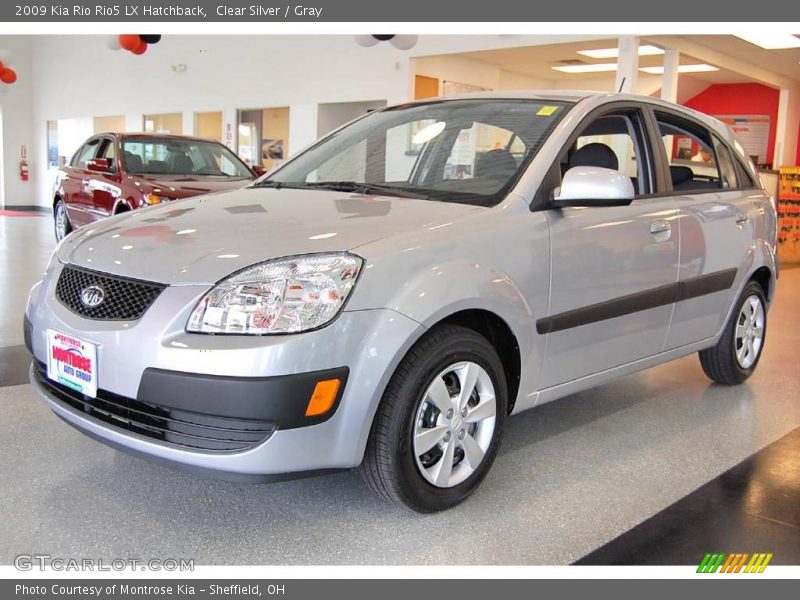 Clear Silver / Gray 2009 Kia Rio Rio5 LX Hatchback