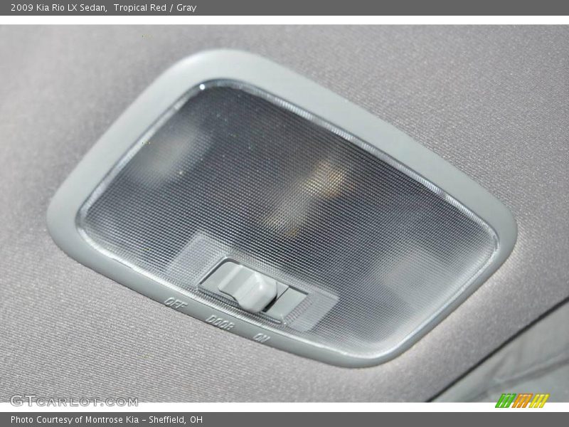 Tropical Red / Gray 2009 Kia Rio LX Sedan