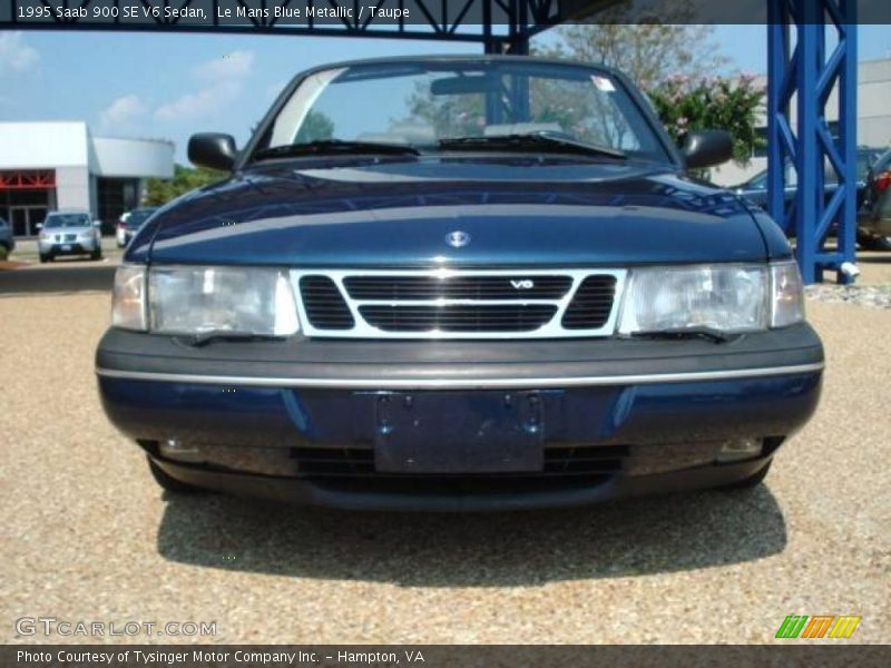 Le Mans Blue Metallic / Taupe 1995 Saab 900 SE V6 Sedan