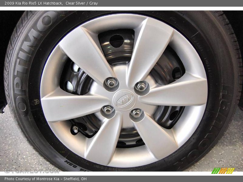 Clear Silver / Gray 2009 Kia Rio Rio5 LX Hatchback