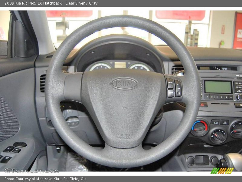 Clear Silver / Gray 2009 Kia Rio Rio5 LX Hatchback