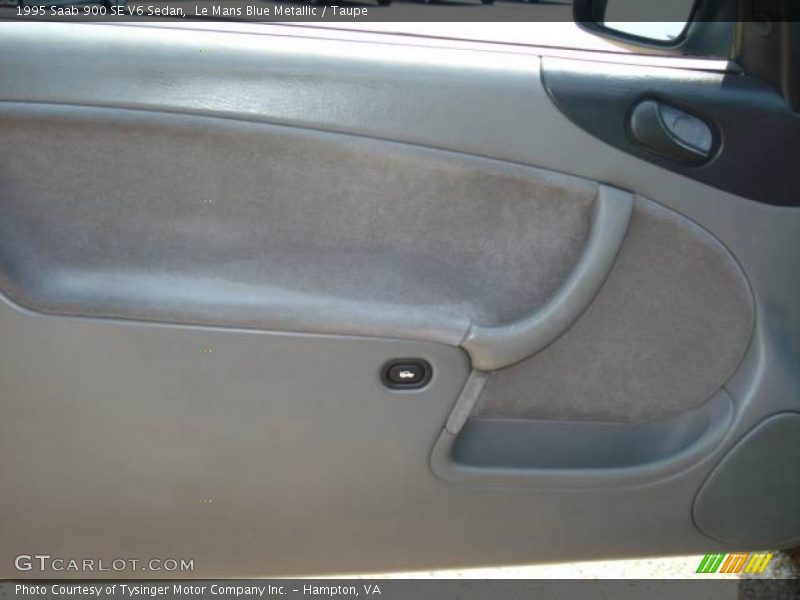 Le Mans Blue Metallic / Taupe 1995 Saab 900 SE V6 Sedan