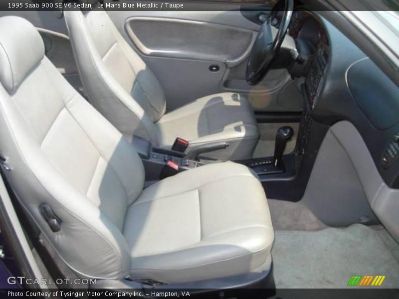 Le Mans Blue Metallic / Taupe 1995 Saab 900 SE V6 Sedan
