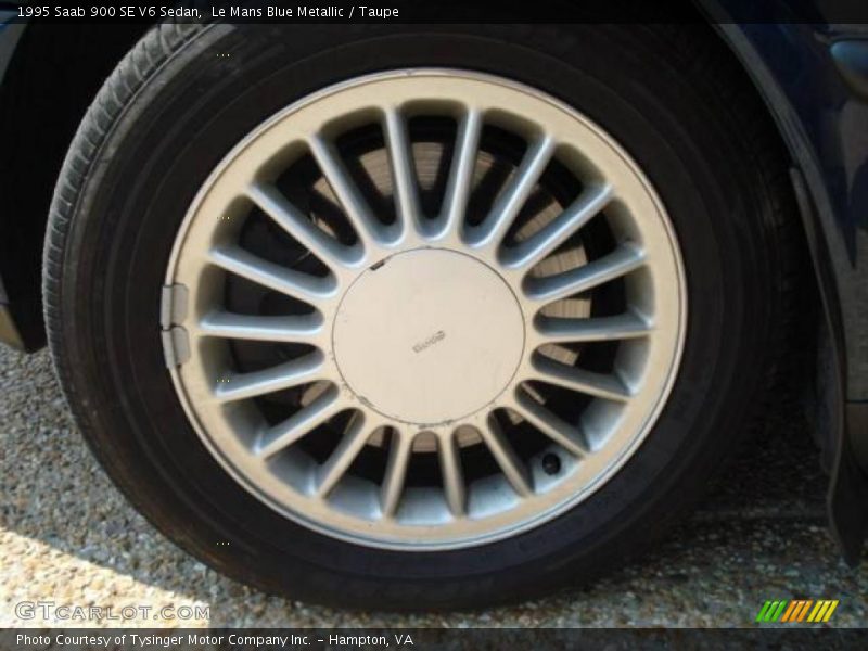 Le Mans Blue Metallic / Taupe 1995 Saab 900 SE V6 Sedan