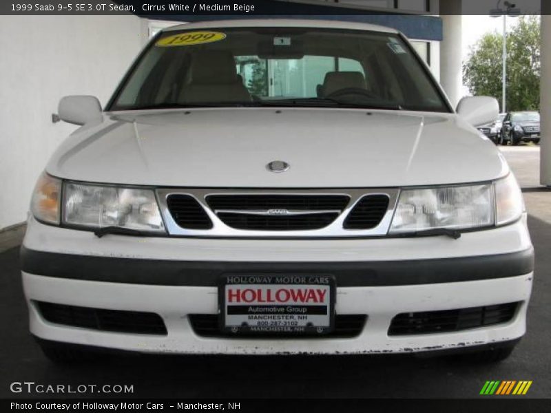 Cirrus White / Medium Beige 1999 Saab 9-5 SE 3.0T Sedan