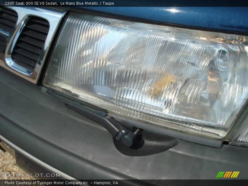Le Mans Blue Metallic / Taupe 1995 Saab 900 SE V6 Sedan