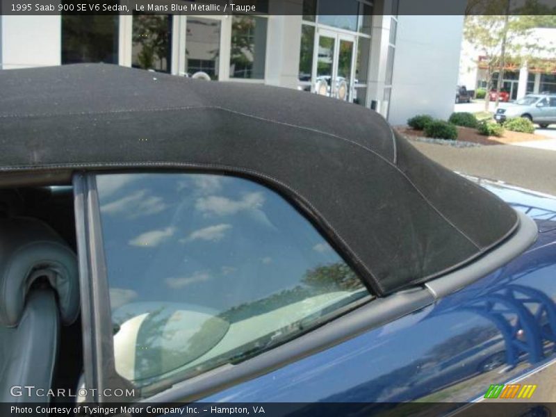 Le Mans Blue Metallic / Taupe 1995 Saab 900 SE V6 Sedan