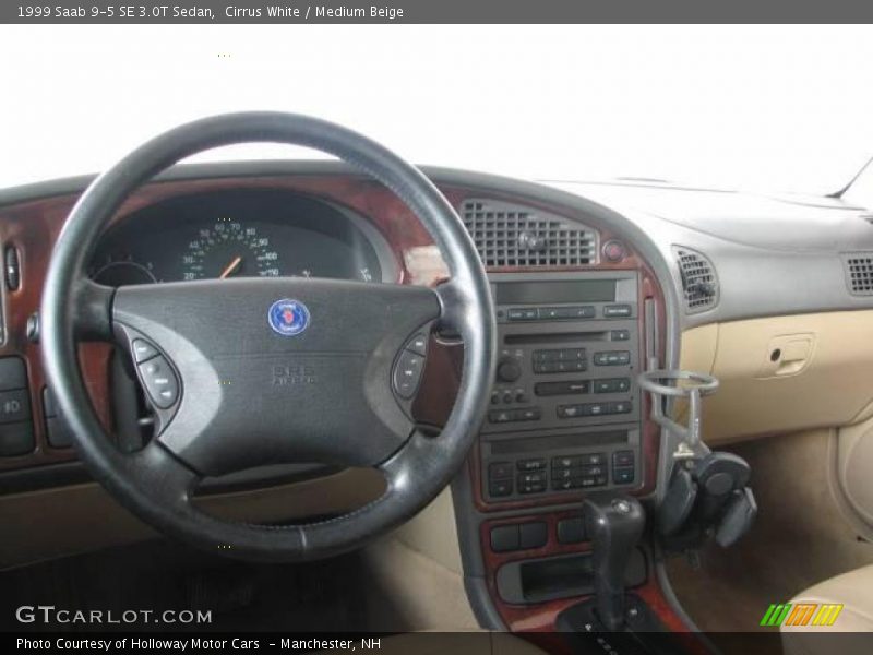 Cirrus White / Medium Beige 1999 Saab 9-5 SE 3.0T Sedan