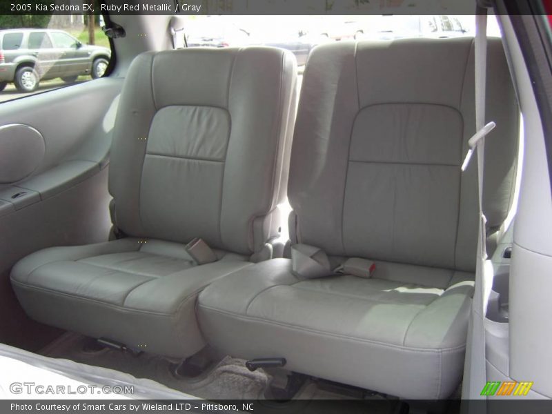 Ruby Red Metallic / Gray 2005 Kia Sedona EX