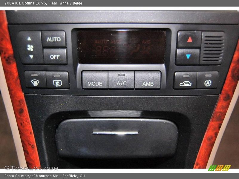 Pearl White / Beige 2004 Kia Optima EX V6
