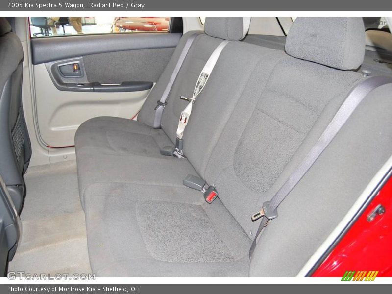 Radiant Red / Gray 2005 Kia Spectra 5 Wagon