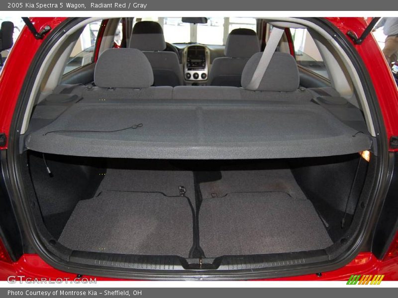Radiant Red / Gray 2005 Kia Spectra 5 Wagon