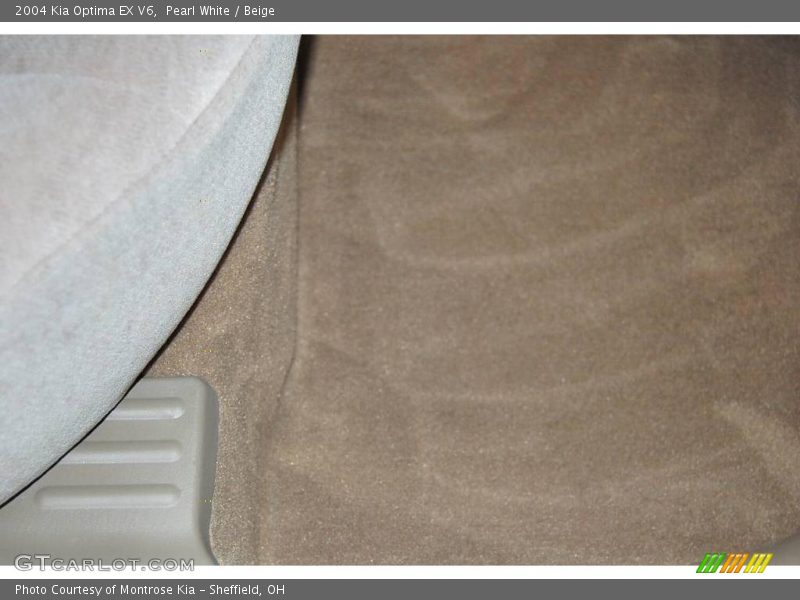 Pearl White / Beige 2004 Kia Optima EX V6