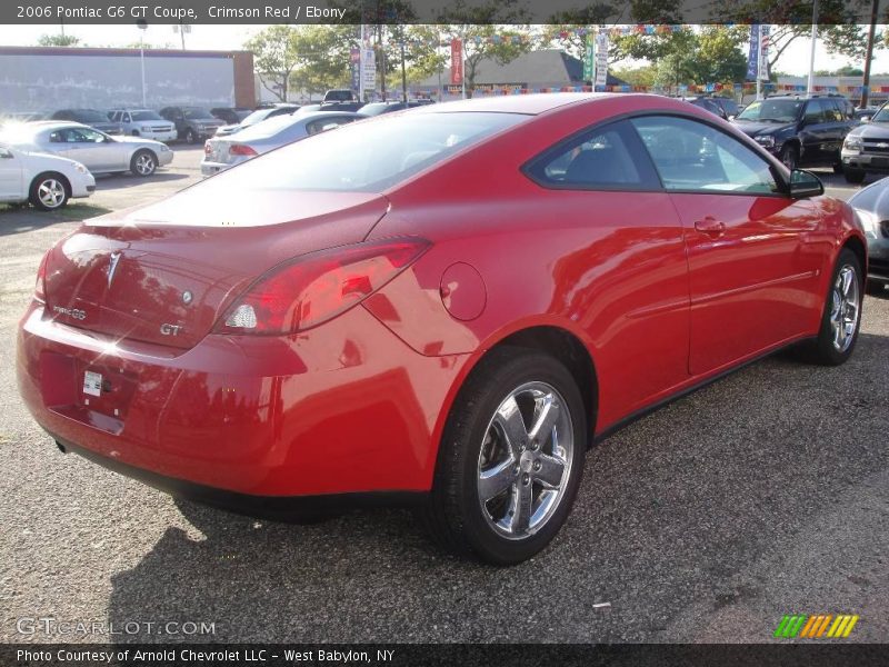 Crimson Red / Ebony 2006 Pontiac G6 GT Coupe