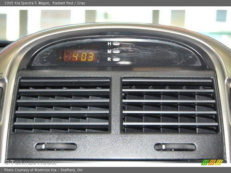 Radiant Red / Gray 2005 Kia Spectra 5 Wagon