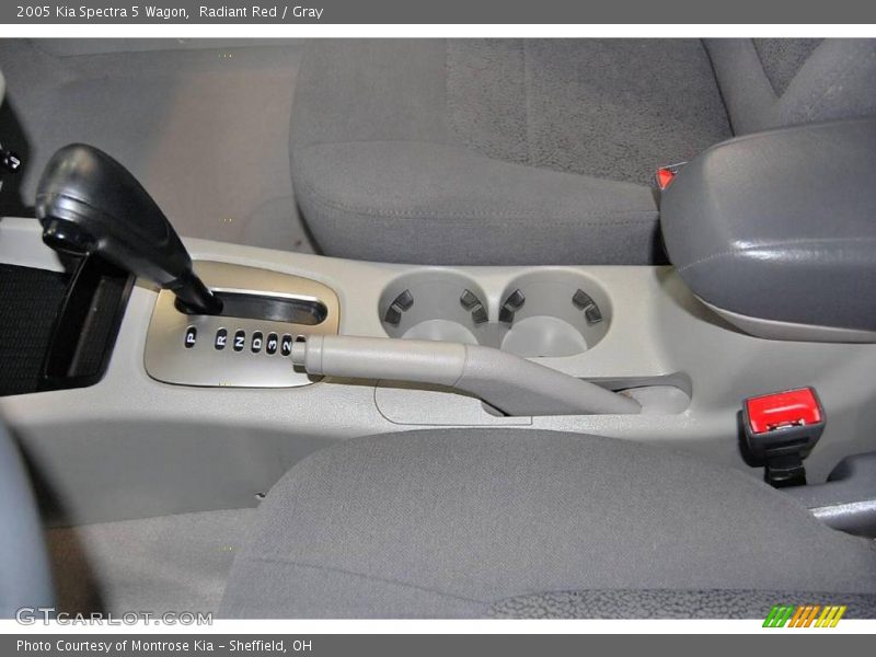 Radiant Red / Gray 2005 Kia Spectra 5 Wagon