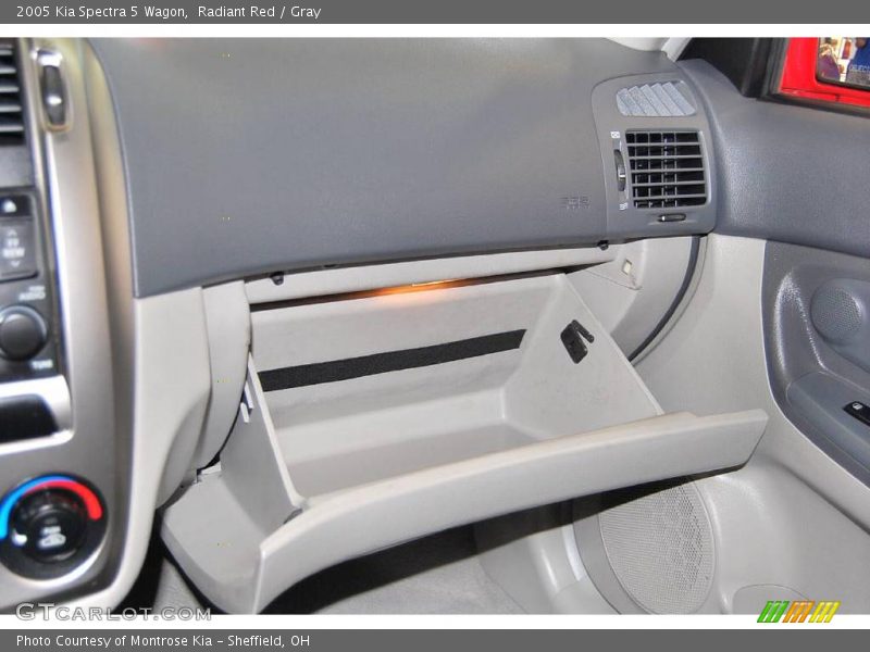 Radiant Red / Gray 2005 Kia Spectra 5 Wagon