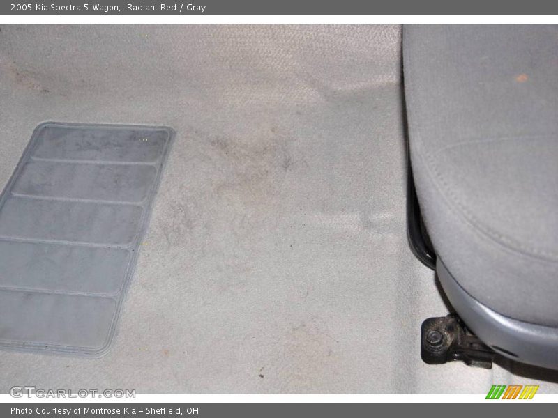 Radiant Red / Gray 2005 Kia Spectra 5 Wagon