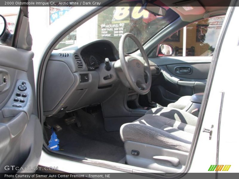 Arctic White / Dark Gray 2000 Oldsmobile Intrigue GX