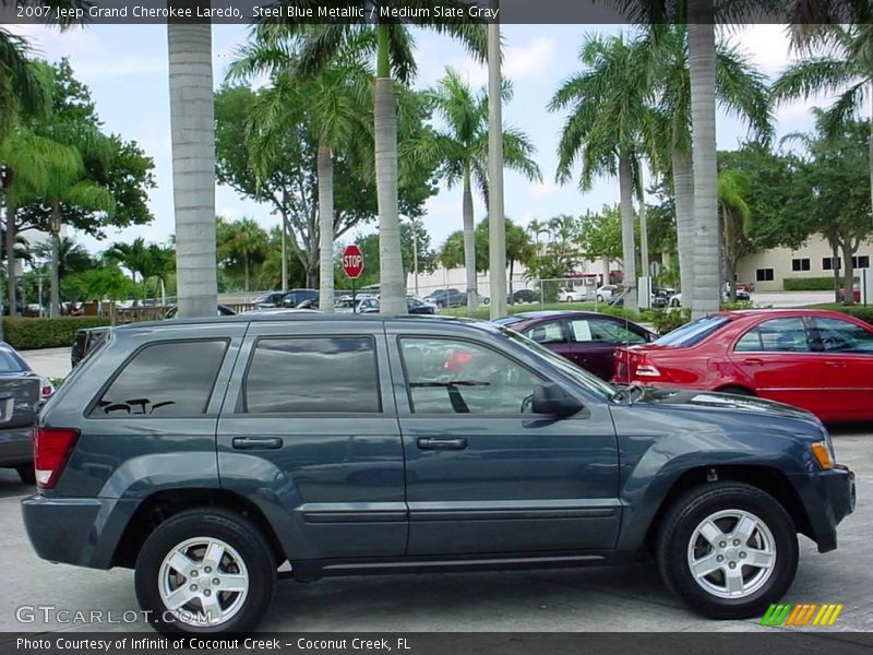 Steel Blue Metallic / Medium Slate Gray 2007 Jeep Grand Cherokee Laredo