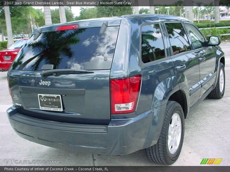 Steel Blue Metallic / Medium Slate Gray 2007 Jeep Grand Cherokee Laredo