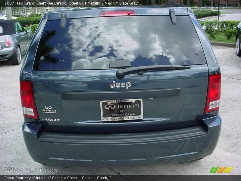 Steel Blue Metallic / Medium Slate Gray 2007 Jeep Grand Cherokee Laredo