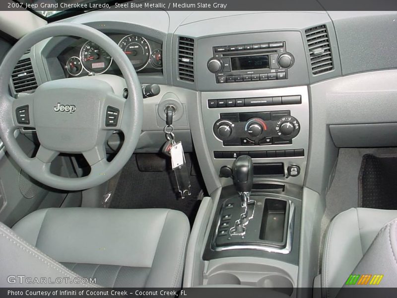 Steel Blue Metallic / Medium Slate Gray 2007 Jeep Grand Cherokee Laredo