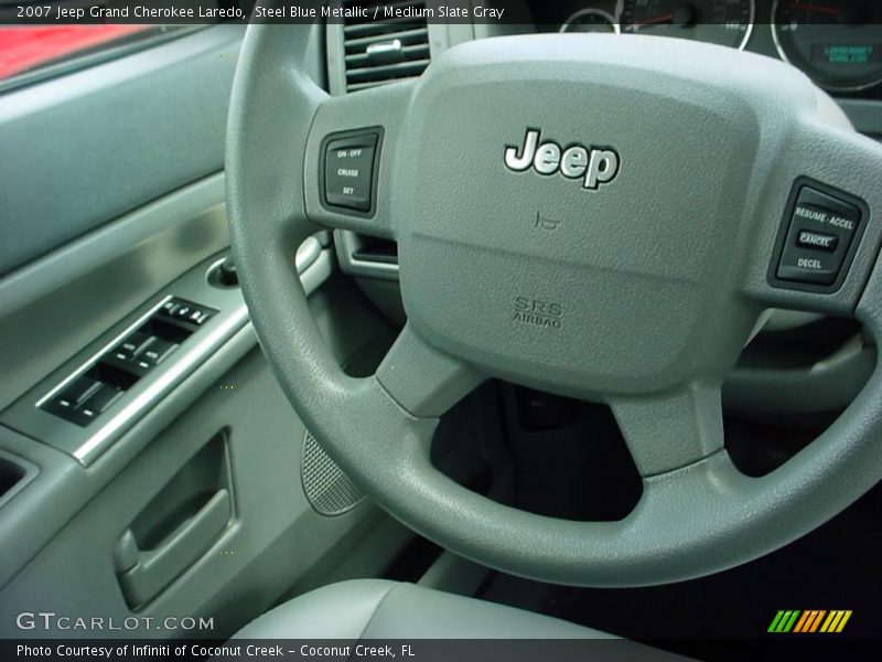 Steel Blue Metallic / Medium Slate Gray 2007 Jeep Grand Cherokee Laredo