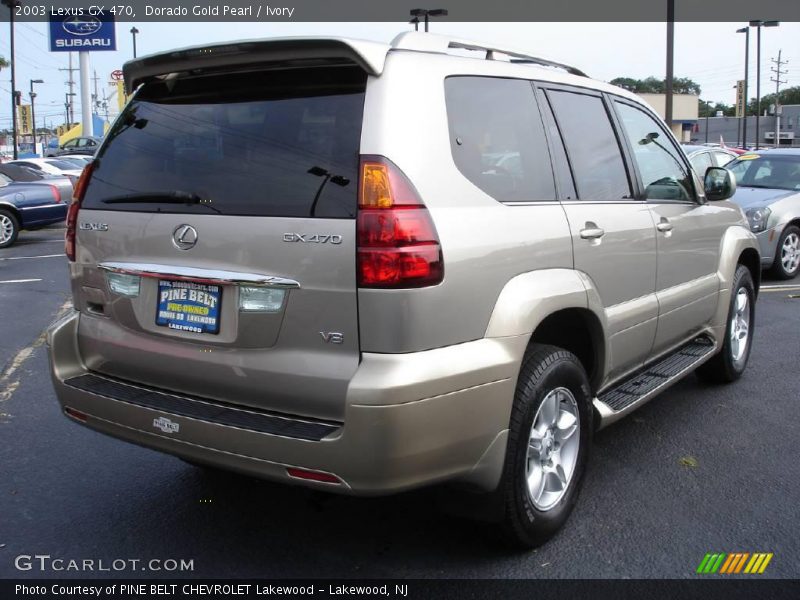 Dorado Gold Pearl / Ivory 2003 Lexus GX 470
