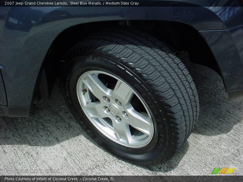 Steel Blue Metallic / Medium Slate Gray 2007 Jeep Grand Cherokee Laredo