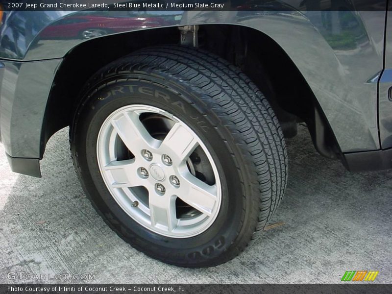 Steel Blue Metallic / Medium Slate Gray 2007 Jeep Grand Cherokee Laredo